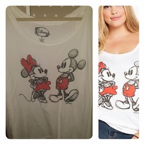 ‌mickey and mini tee💕